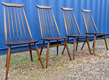 4 Ercol Goldsmith Windsor Dining Chairs MidCentury Retro Vintage FREE DELIVERY🚚