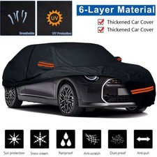 Heavy Duty 6 Layer Car Cover For Mini Cooper 2002-2024 Waterproof UV Protect UK