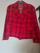 Beautiful Red Checked Wool