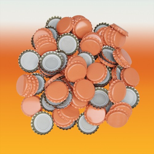 Pack 100 orange - crown, caps