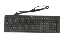 Black HP USB Wired Keyboard