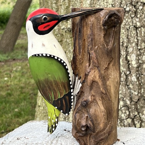 Hand carved and - and, painted