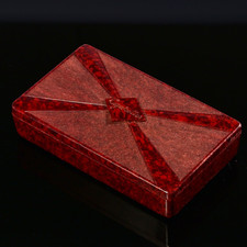 Vintage Red Mottled Bakelite