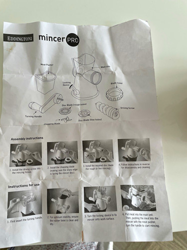 Eddingtons mincer pro manual - eddingtons,