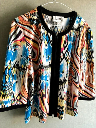 Joseph ribkoff rainbow jacket - ribkoff,