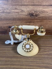 Vintage Betacom Cream Regal French Style Telephone - Push Button -Tested/Working