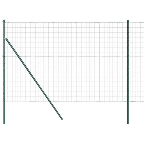 Euro fence with concrete - with,