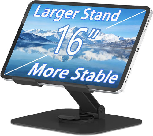 Larger metal tablet stand - metal,