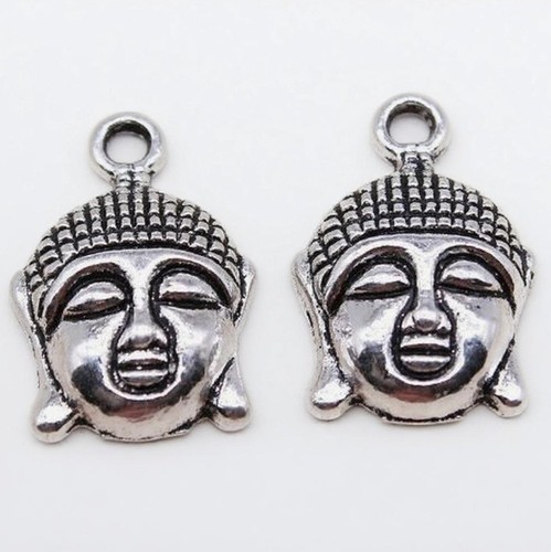 100x tibetan silver - tibetan, large