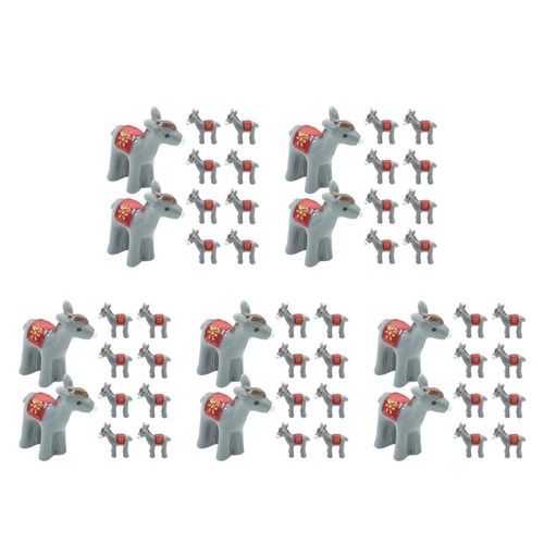 100 pcs resin - resin, donkey