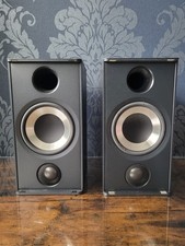 ARCAM MUSO BOOKSHELF SPEAKERS BLACK. TESTED