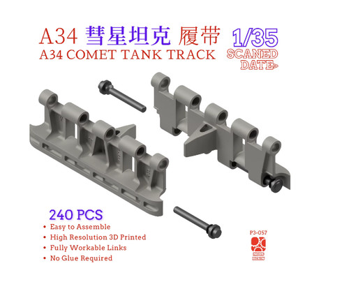 A34 comet tank track - a34,