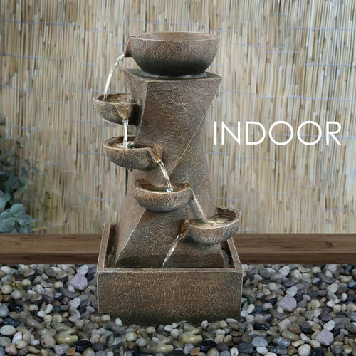 Garden water feature cascading - garden,