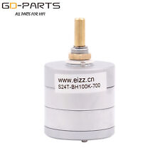 EIZZ 2x100KA Stereo 24 Steps Attenuator Hifi Audio AMP Volume Potentiometer 1PC