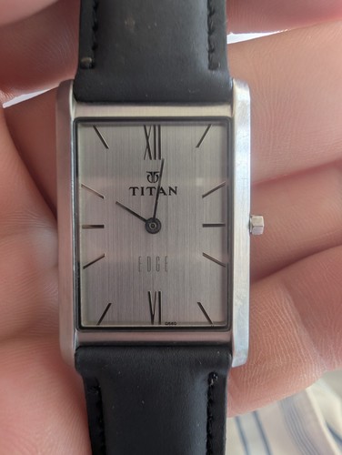 Titan edge quartz mens watch - edge,
