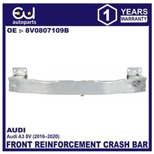 FOR AUDI A3 8V 2016-2020 FRONT REINFORCEMENT CRASH BAR ALUMINIUM PANEL 8V0807109