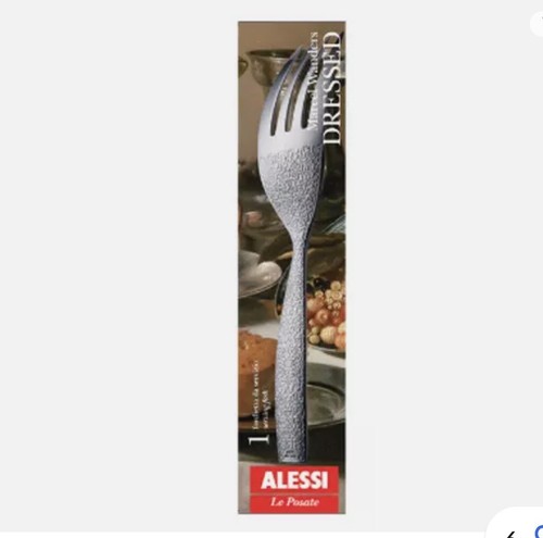 Alessi dressed serving fork - dressed,
