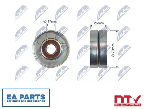 Tensioner pulley ribbed - tensioner, pulley,