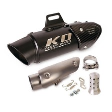 Slip On For Suzuki GSXR1000 2012-2025 Middle Exhaust Link Pipe 51mm Muffler Tips