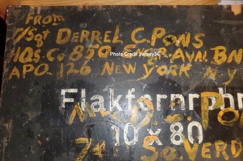 Stencil ww2 german 10x80 - 10x80, flak
