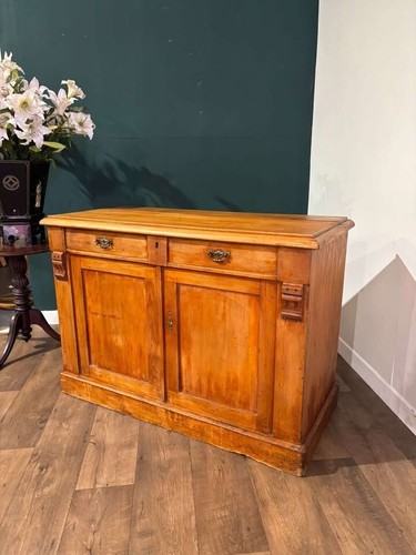 Victorian pine chiffonier base - victorian,