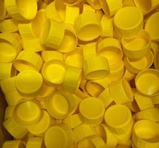 Hi Quality Yellow Scaffold Tube End Caps LDPE Non Breakable 48.3mm ID