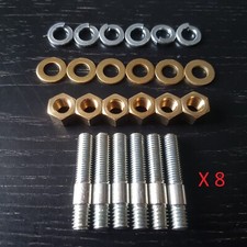 Exhaust Manifold Stud & Nut Set Lotus Twin Cam Ford Mk1 Escort Cortina Mk2