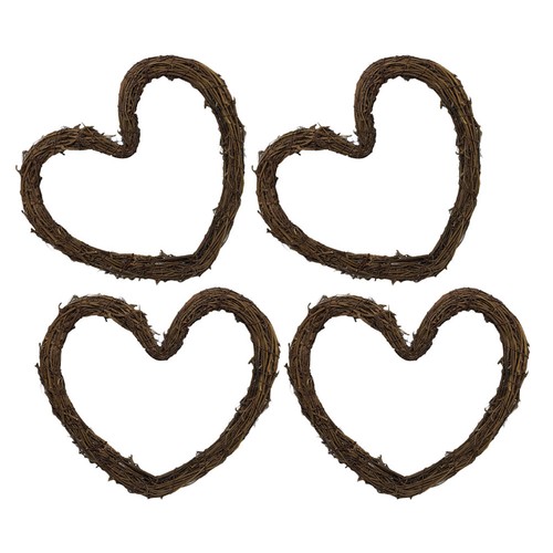 Pcs wicker wreath heart - pcs,