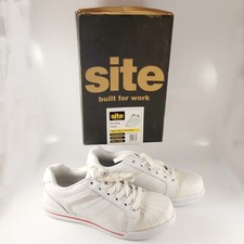 Site, White Work Trainers