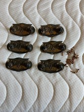 6 ANTIQUE ART NOUVEAU COPPER