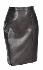 Womens Soft Leather Skirt