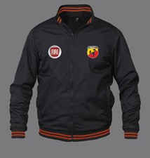 Fiat Abarth Bomber Jacket Sport Fan Apparel with Car Logo Embroidery