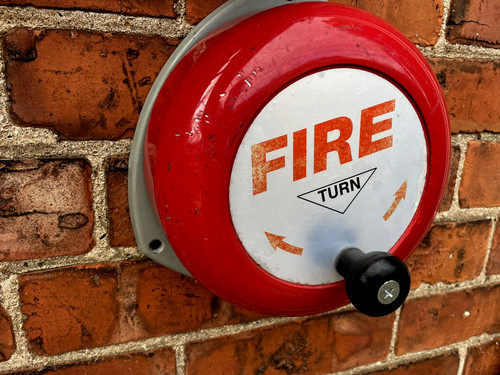 Vintage outside rotary fire - vintage,