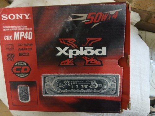 Sony cdx mp40 car - cdx-mp40, radio