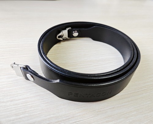 25mm black genuine leather - black,