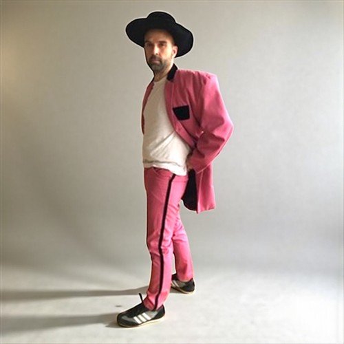 Vintage 1980s pink velvet - vintage,
