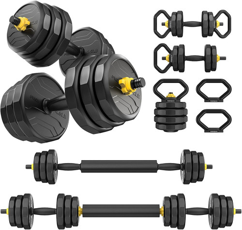Adjustable dumbbells set - dumbbells,