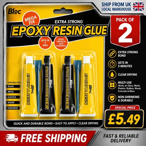 Epoxy resin glue - resin, part