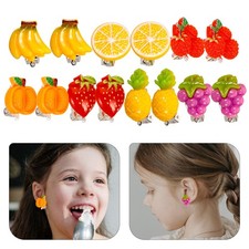 7 Pairs Cartoon Earring Clip