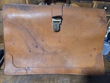 Vintage Leather Briefcase With