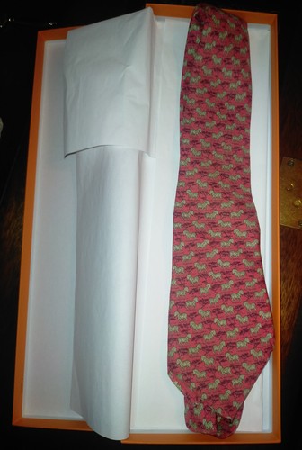 Red hermes silk - red, oa