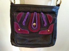 Dark Mauve/Plum Mix Leather