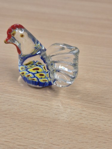 Murano style glass bird - glass,