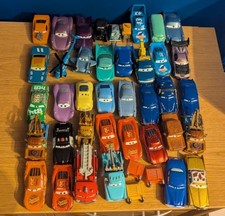 Disney Cars & Cars 2 Diecast Plastic Toy Model Collection Bundle Good Condition
