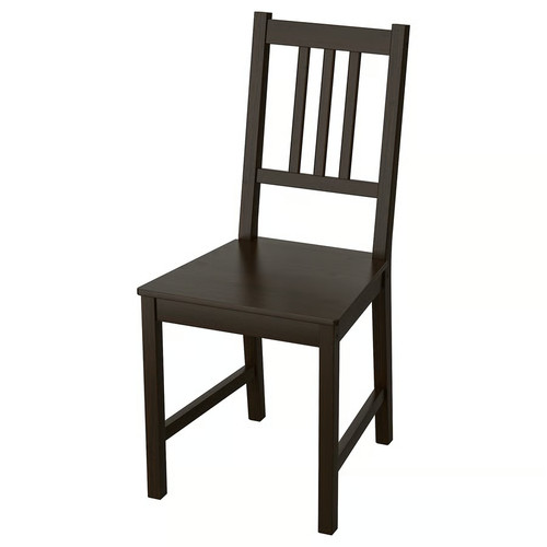 Ikea stefan chair brown black - brown,