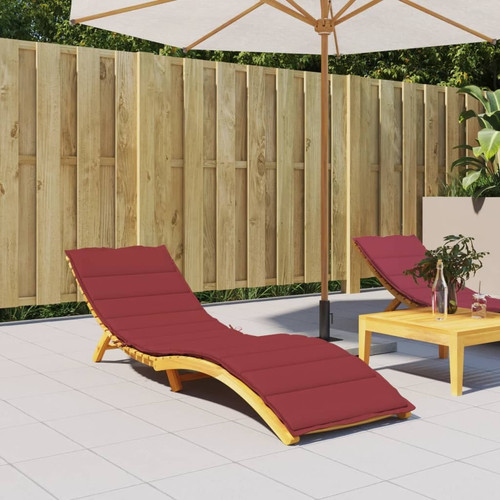 Sun lounger cushion wine - sun,