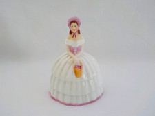 Francesca Art China Women Bell  Figurine England  Southern Belle 4.25"H Sutton