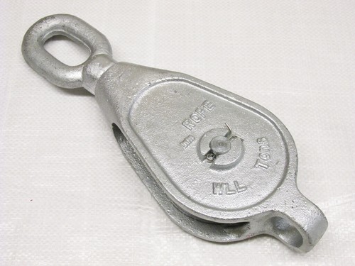 Single sheave lifting pulley - single,