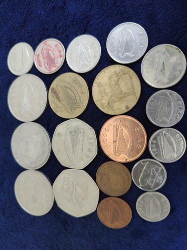 Old irish coins - 3.5kg, lot