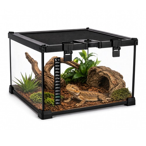 Glass reptile terrarium insect - terrarium,